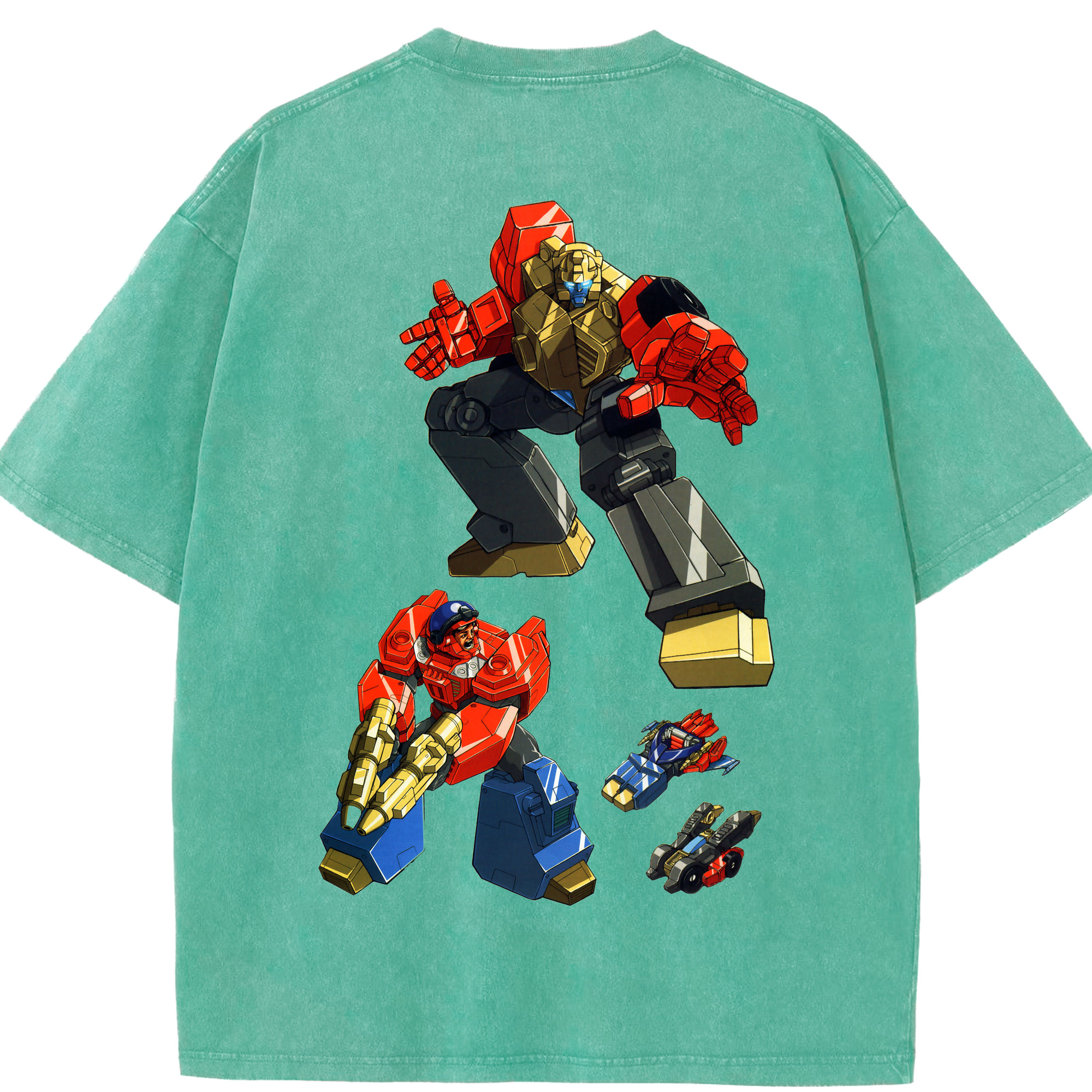 （画像用）  綿100% ヴィンテージ風 半袖Tシャツ（背面プリント）